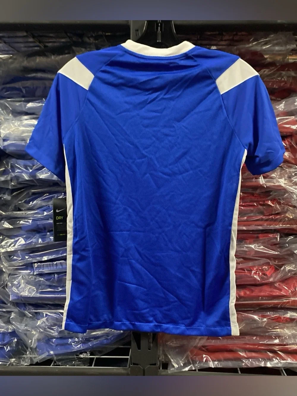 Nike Derby III Soccer Jersey NWT Kids Large Blue/White DRI-FIT CW3834-480